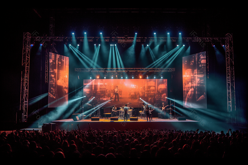 演唱会舞台民谣演唱现场和粉丝,高清,摄影图,摄影图片,图片大全,摄影图免费下载